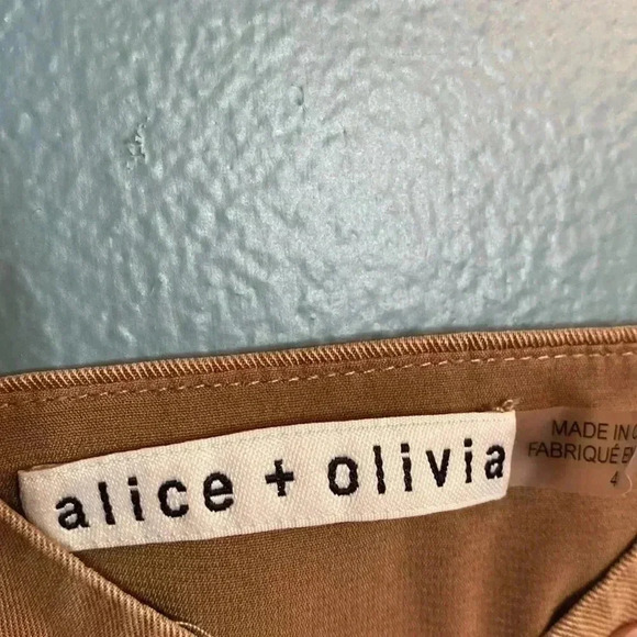 Alice and Olivia - brown tank jumpsuit - pockets - size 4 - Picture 9 of 10